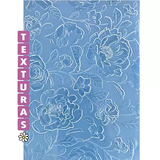 C172 Carpeta Relieve Flores