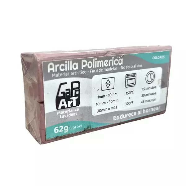 Arcilla Polimerica Palo Rosa * 60 Gramos