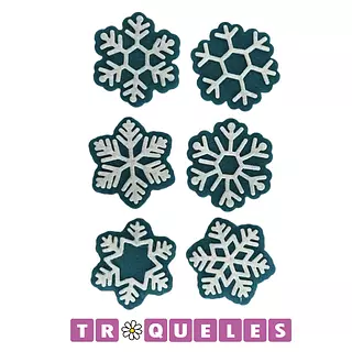 4233 Troquel Copos De Nieve
