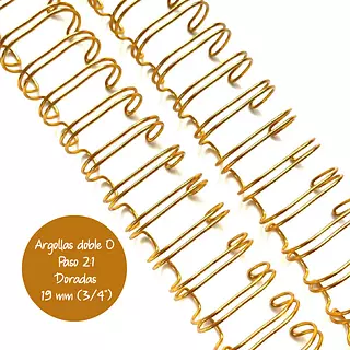 Argollas Para Cinch 3/4 Dorado * 2 Pz