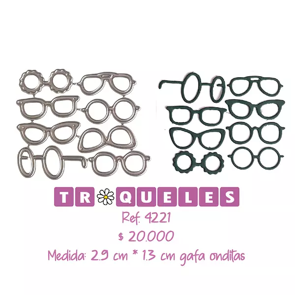 4221 Troquel Gafas