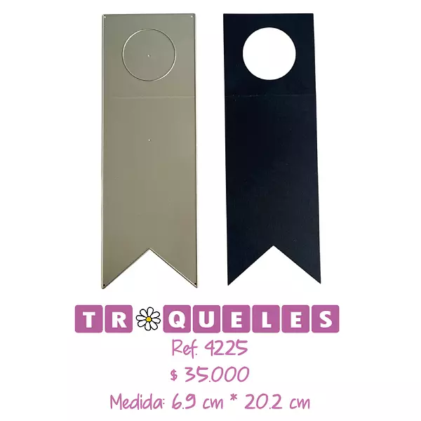 4225 Troquel Etiqueta Para Botella De Vino