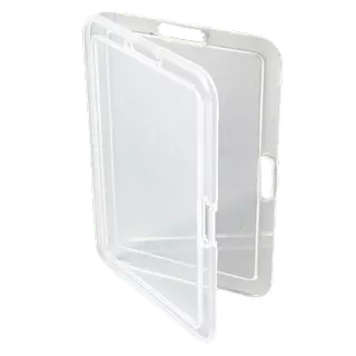 12 Porta Carnet Cajita Transparentes