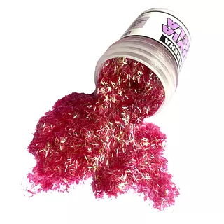 Escarcha Lluvia Perla Magenta