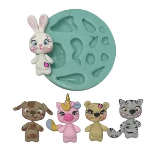 Molde Silicona Animalitos Varios