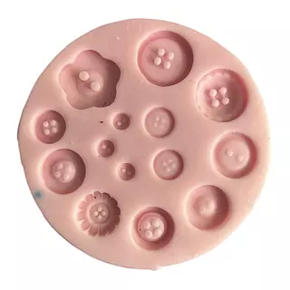 Molde Silicona Botones