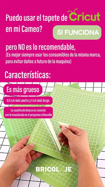 características tapete cricut