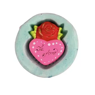 Molde Silicona Rosa Corazon