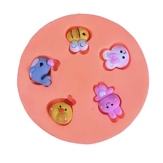 Molde Silicona Mini Animalitos