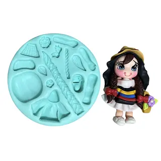 Molde Silicona Colombianita