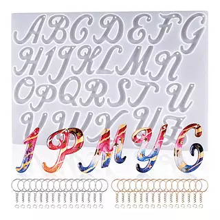 Molde Silicona Abecedario Grande