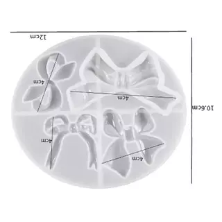 Molde Silicona Moños Grandes