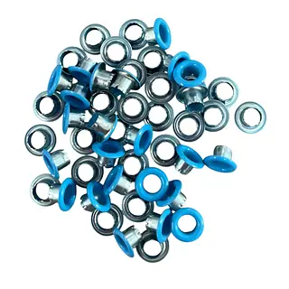 50 Ojaletes Azul Medio