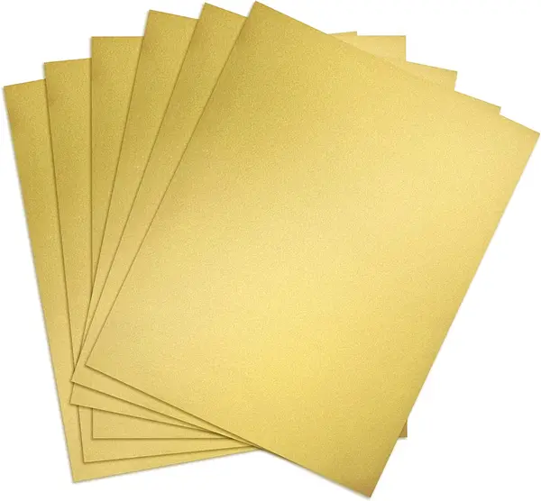 Papel Dorado Adhesivo Inkjet * 20 Hojas