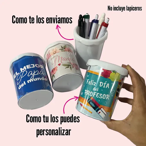 12 Porta Lapiceros Para Personalizar