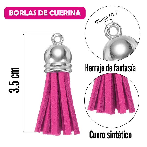Borlas de cuero