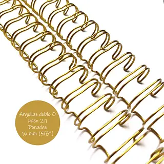 Argollas Para Cinch 5/8 Doradas