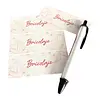 12 Lapiceros Para Personalizar Etiqueta Larga