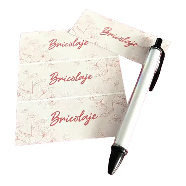 12 Lapiceros Para Personalizar Etiqueta Larga