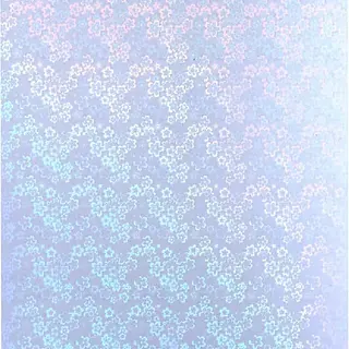 16 Hojas Vinilo Holografico Flores