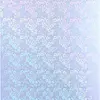 16 Hojas Vinilo Holografico Flores