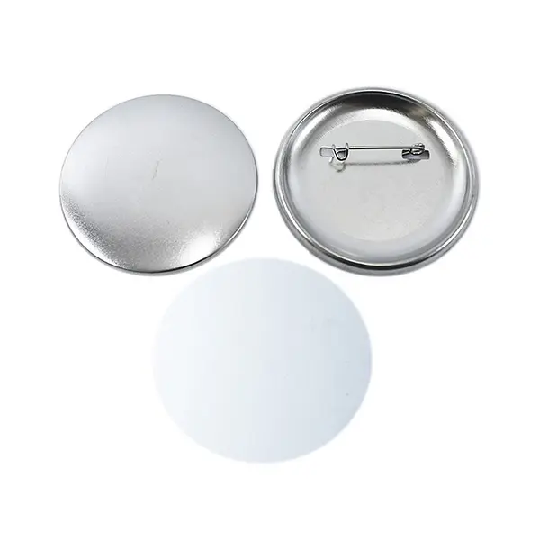 Herraje Metálico Para Botón 37 Mm