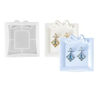 Molde Silicona Portavaso Moño Cuadrado