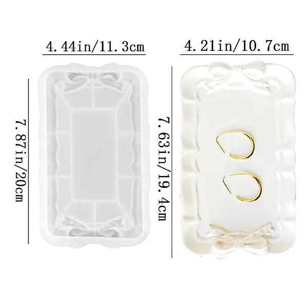 Molde Silicona Bandeja Moño