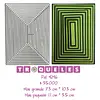4246 Troquel Rectangulos * 18 Pz