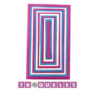 4247 Troquel Rectangulares * 14 Pz