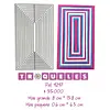 4247 Troquel Rectangulares * 14 Pz