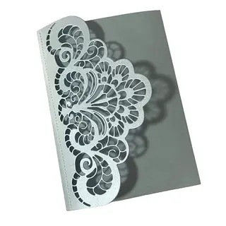 4253 Troquel Borde Calado Con Sobre