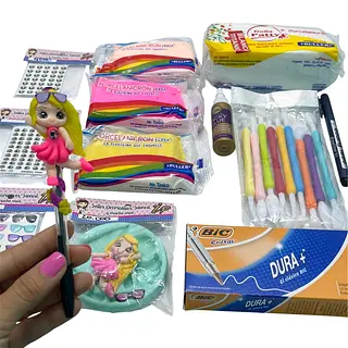 Taller De Porcelanicron Lapicero Barbie