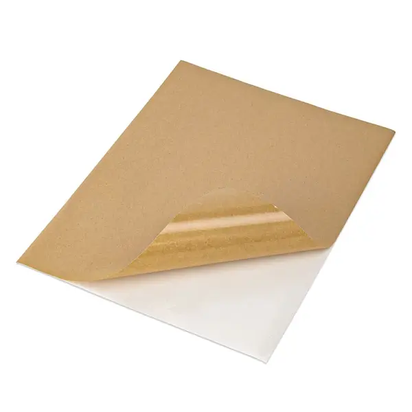 Kraft Adhesivo Para Imprimir * 10 Hojas