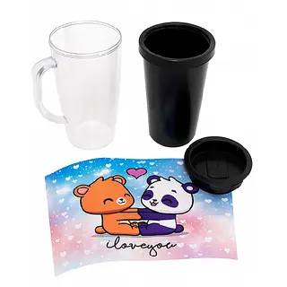 Vaso Con Oreja Para Personalizar