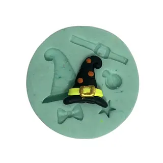 Molde Silicona Sombrero Bruja
