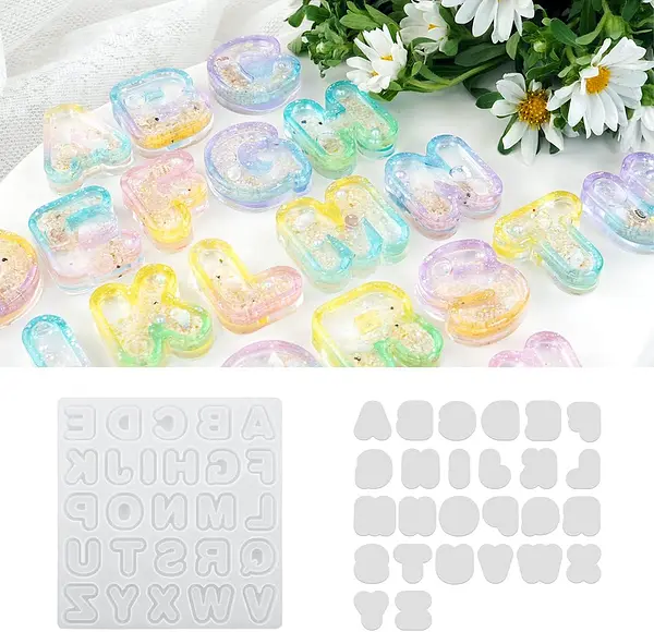 Molde Silicona Abecedario Shaker