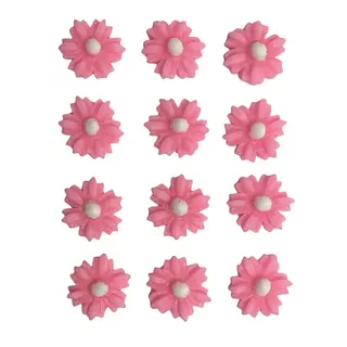 12 Mini Flores En Porcelanicron