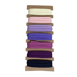 Kit #9 Elástico Colores Morados