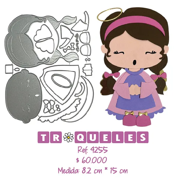 4255 Troquel Angelita Grande