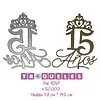 4257 Troquel Letrero Quinceaños