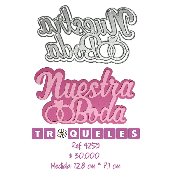 4259 Troquel Nuestra Boda