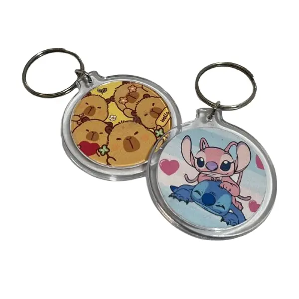 12 Llaveros Para Personalizar Circulo