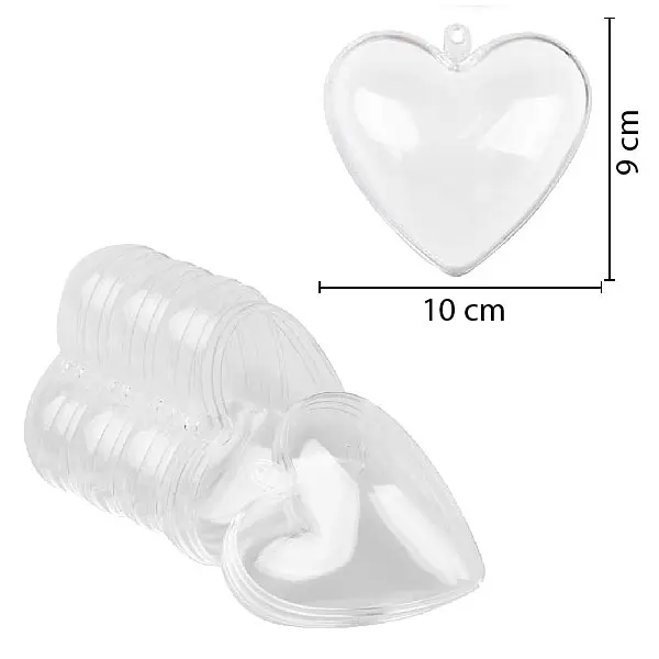 Empaque Forma Corazon * 10 Unidades