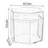 Cajita Hexagonal Transparente