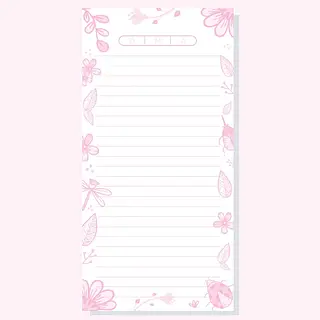 100 Hojas Para Agendas Flores Y Animalitos