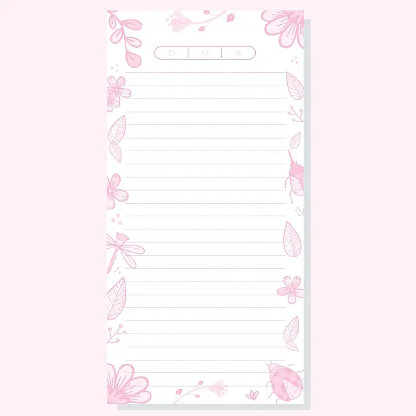 100 Hojas Para Agendas Flores Y Animalitos
