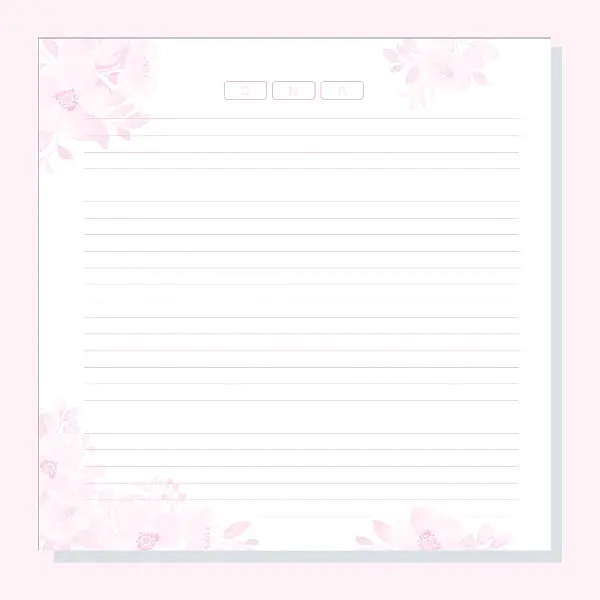 100 Hojas Para Agendas Flores