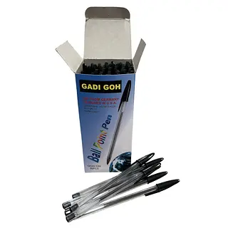 Caja De Lapiceros Negros * 50 Unidades