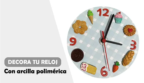 Taller decora tu reloj con arcilla polimérica
